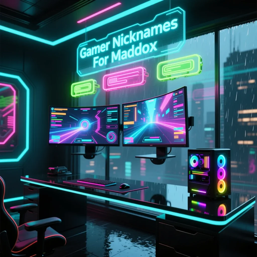 Gamer Nicknames For Maddox