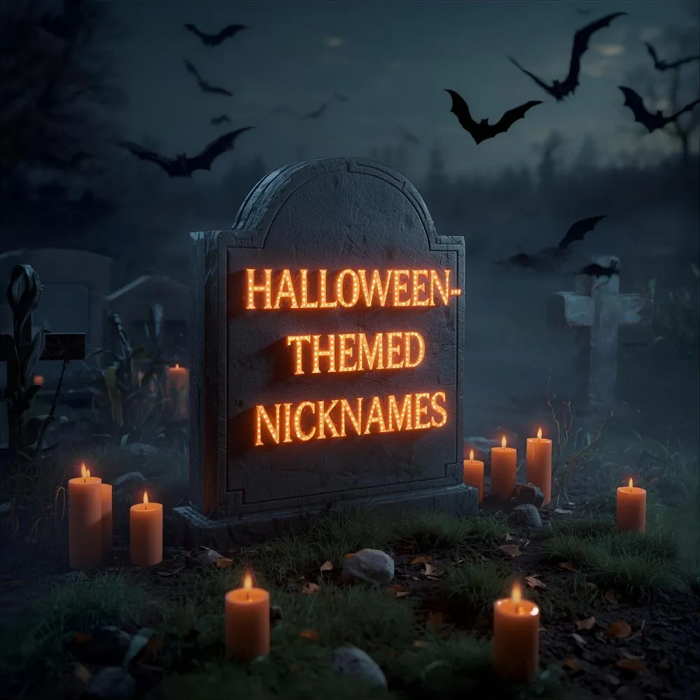 Halloween-Themed Nicknames