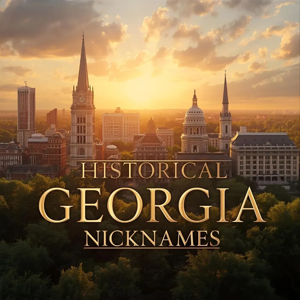 Historical Georgia Nicknames