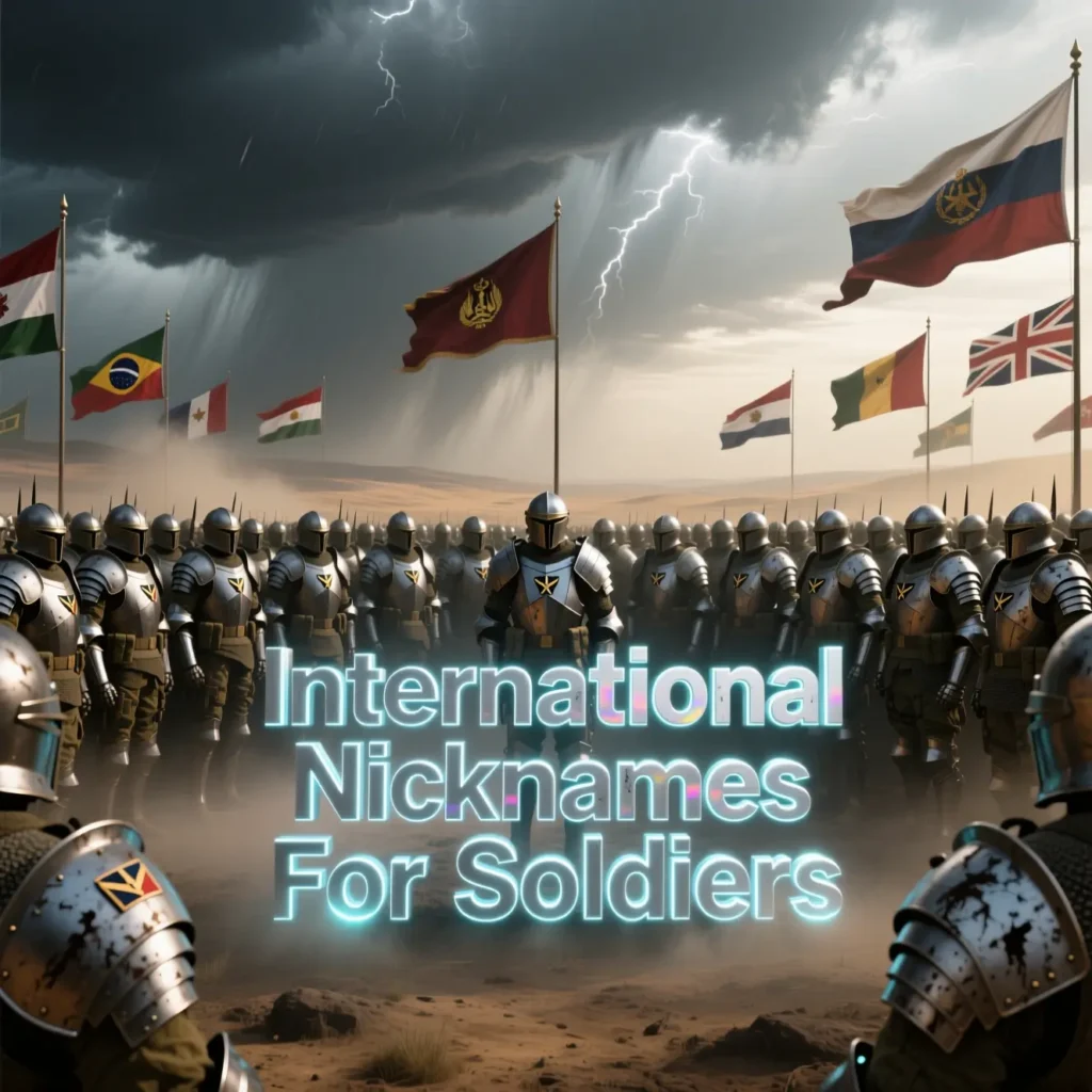 International Nicknames For Soldiers