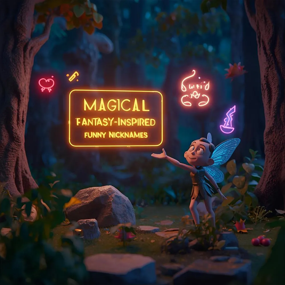 Magical & Fantasy-Inspired Funny Nicknames
