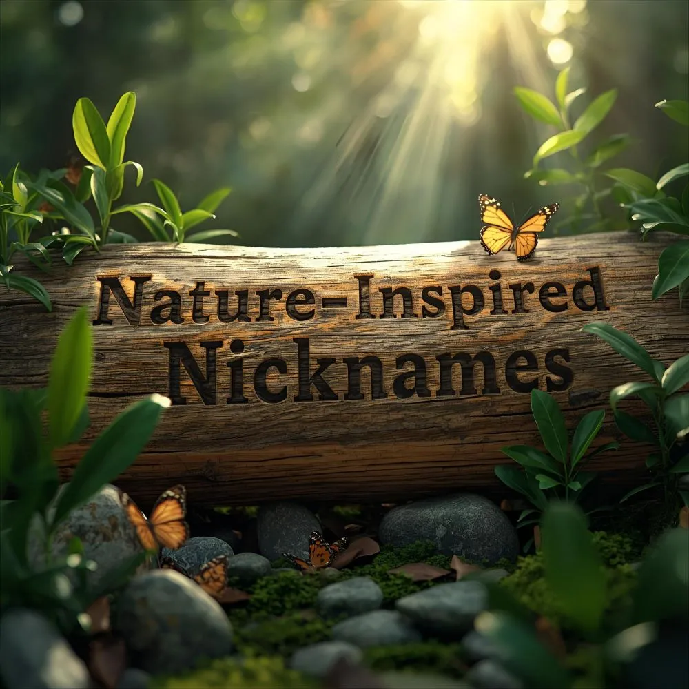 Nature-Inspired Nicknames