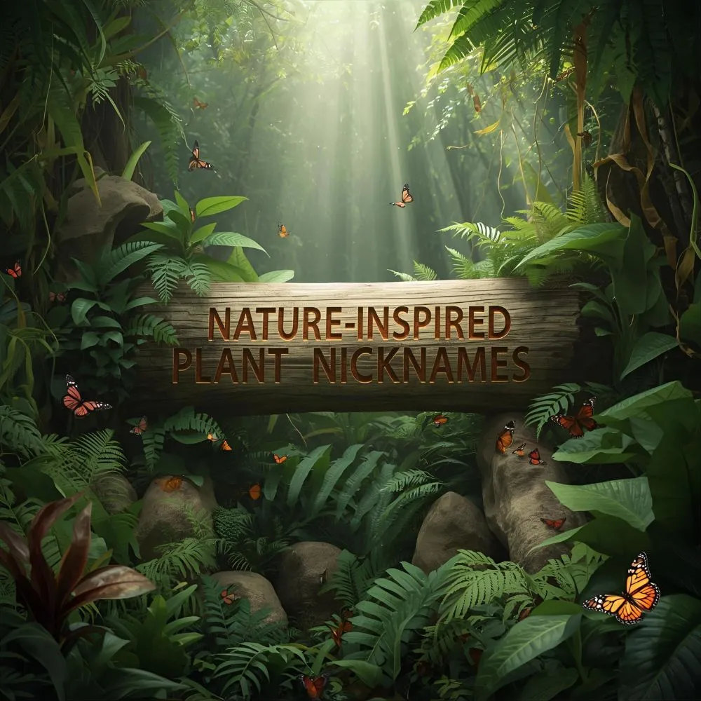 Nature-Inspired Plant Nicknames