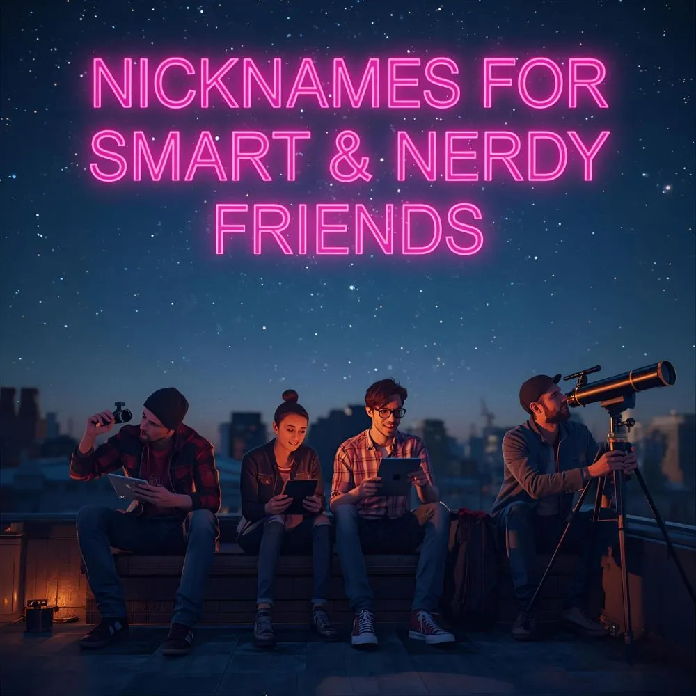 Nicknames For Smart & Nerdy Friends