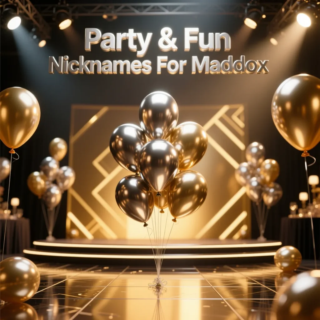 Party & Fun Nicknames For Maddox