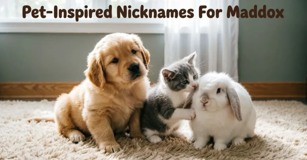 Pet-Inspired Nicknames For Maddox