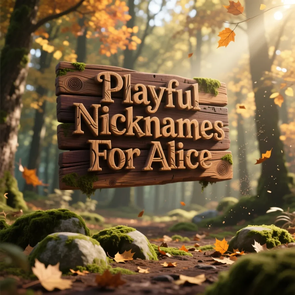 Playful Nicknames For Alice