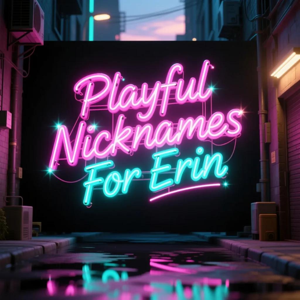 Playful Nicknames For Erin