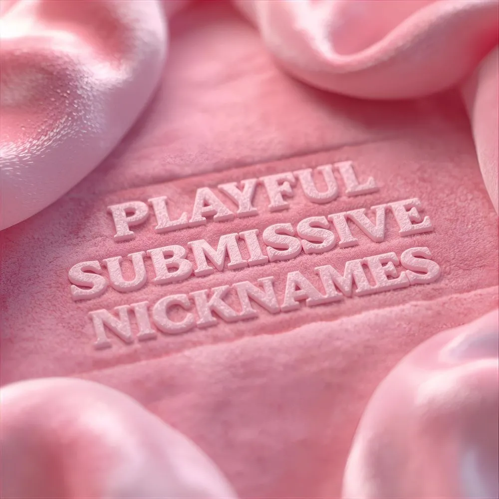 Playful Submissive Nicknames 