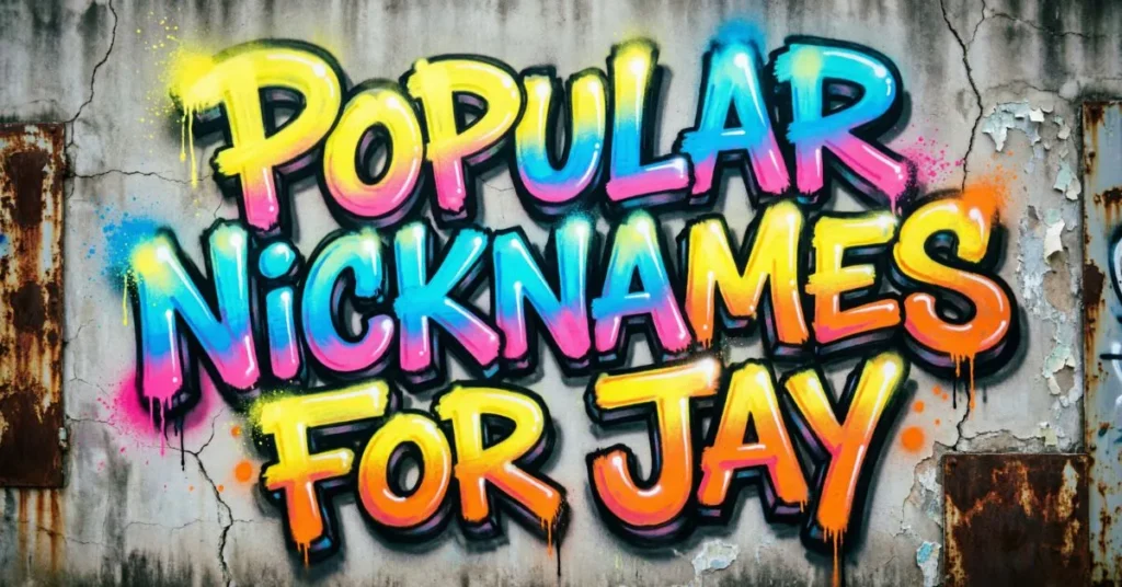 Popular Nicknames For Jay