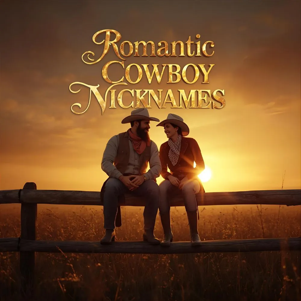 Romantic Cowboy Nicknames