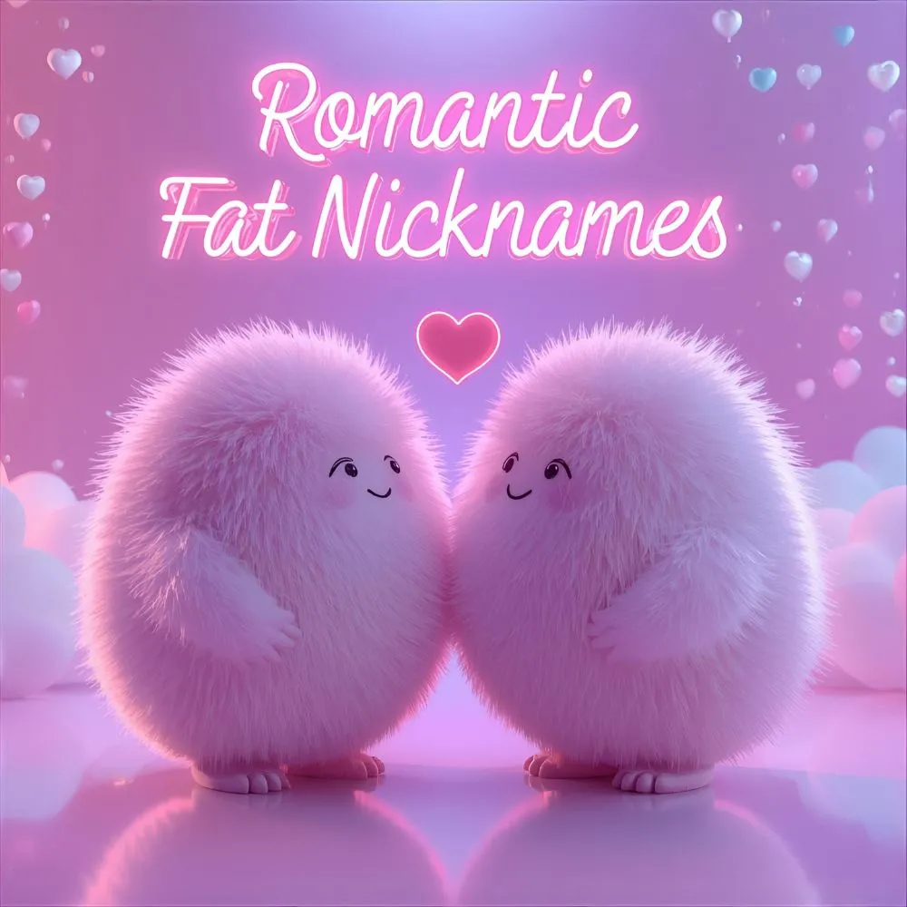 Romantic Fat Nicknames