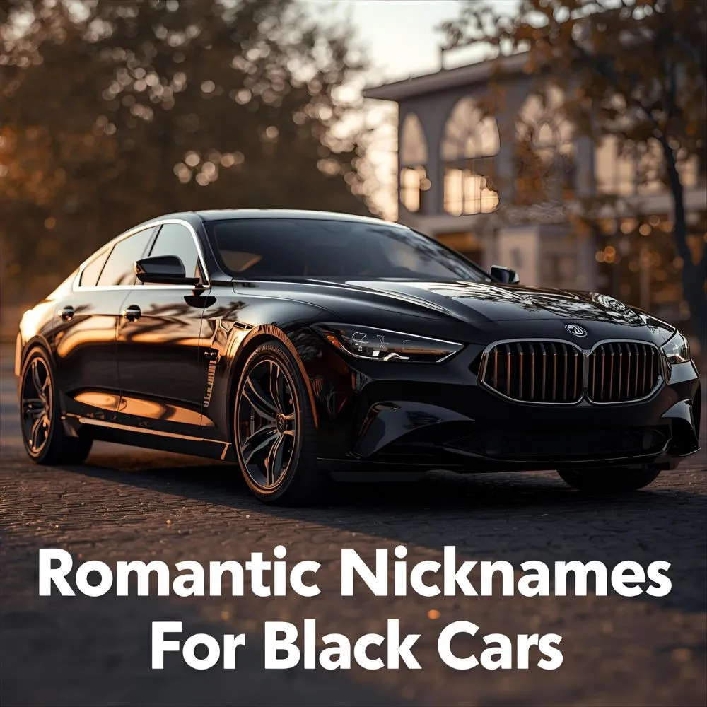 Romantic Nicknames For Black Cars