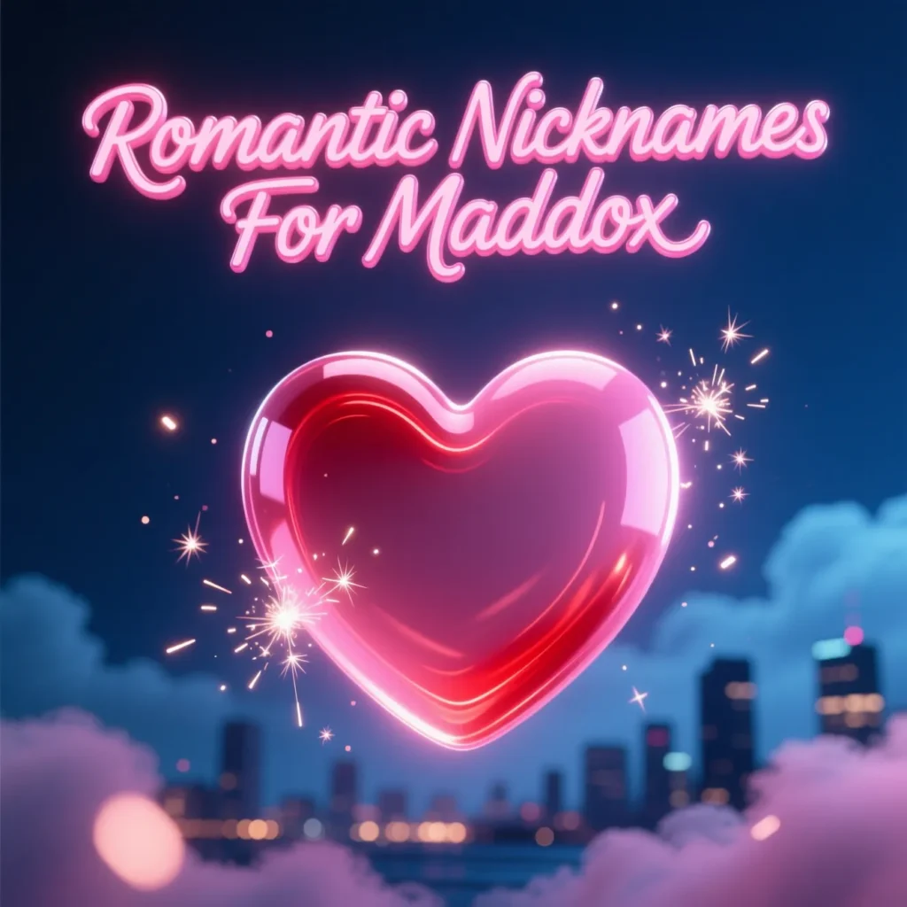  Romantic Nicknames For Maddox