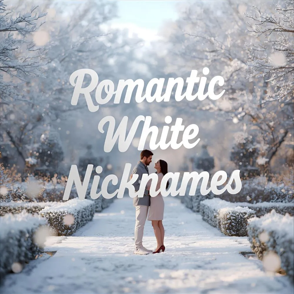 Romantic White Nicknames