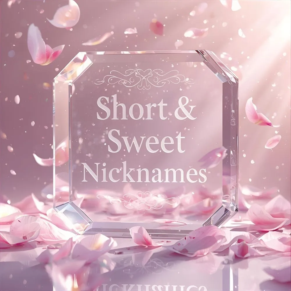 Short & Sweet Nicknames