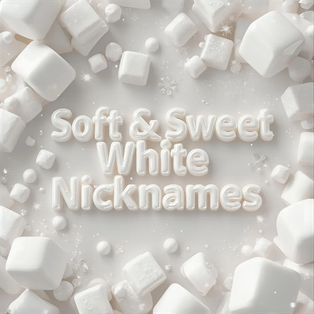 Soft & Sweet White Nicknames