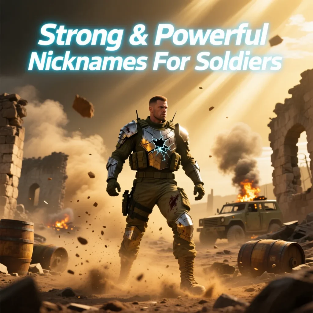 Strong & Powerful Nicknames For Soldiers