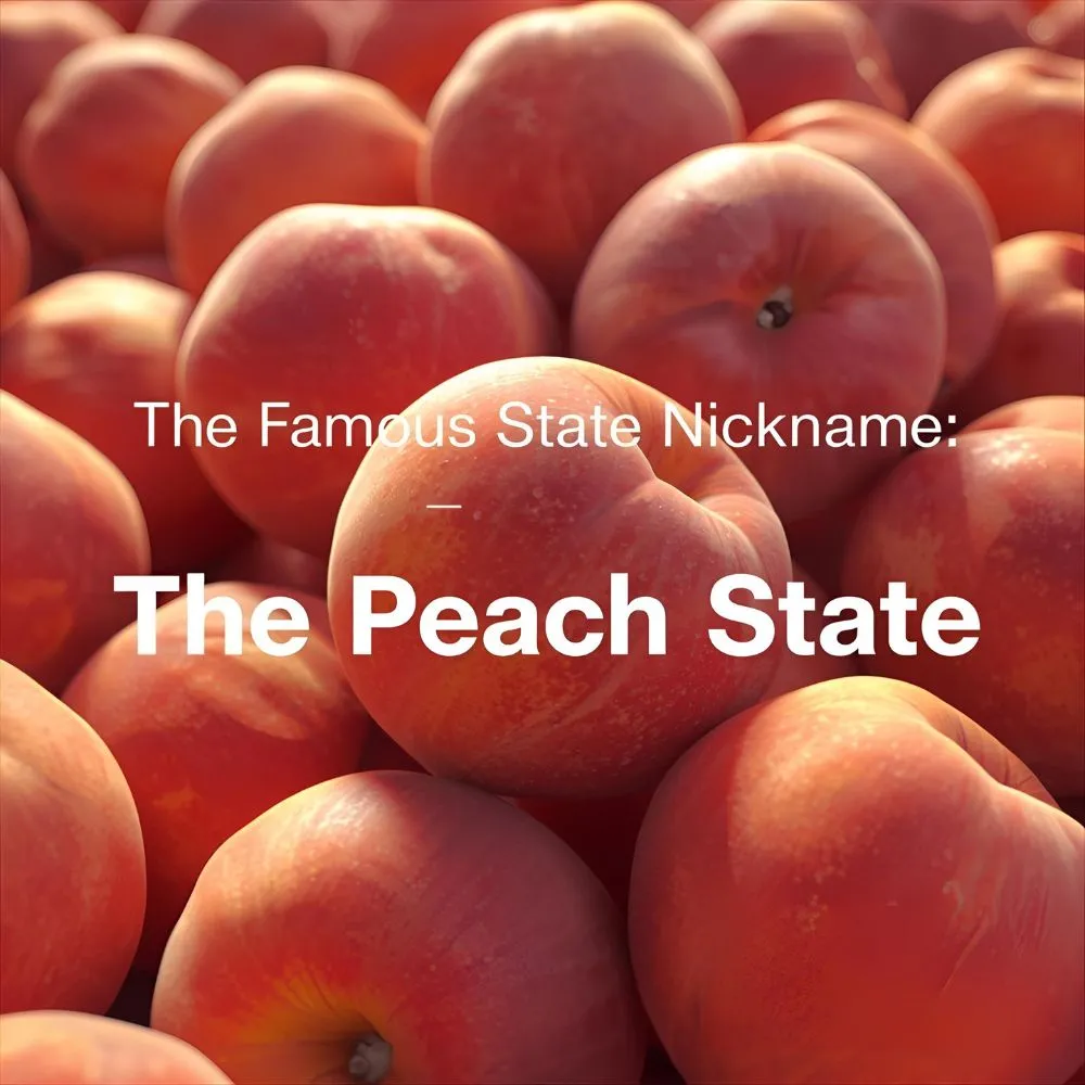 The Famous State Nickname The Peach State