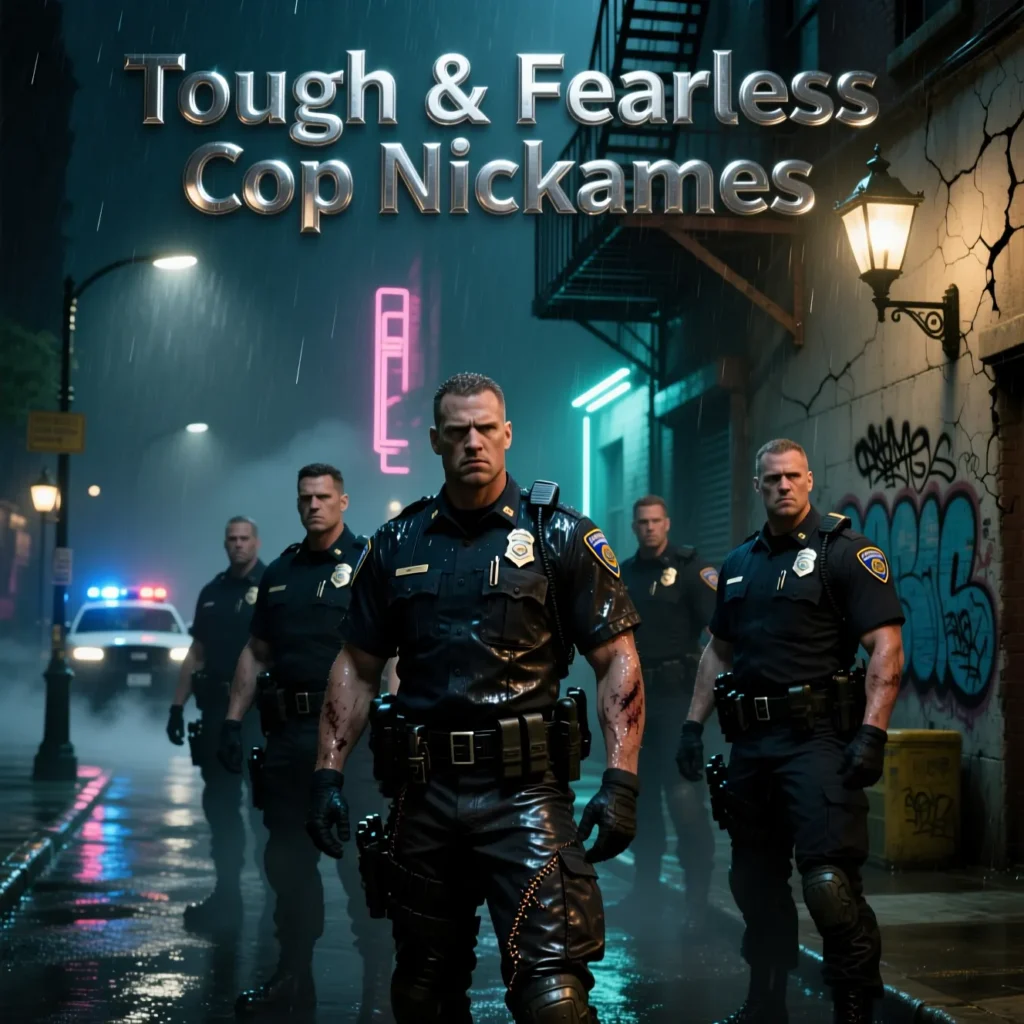 Tough & Fearless Cop Nicknames