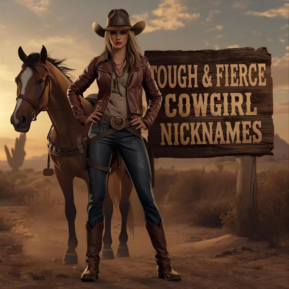 Tough & Fierce Cowgirl Nicknames