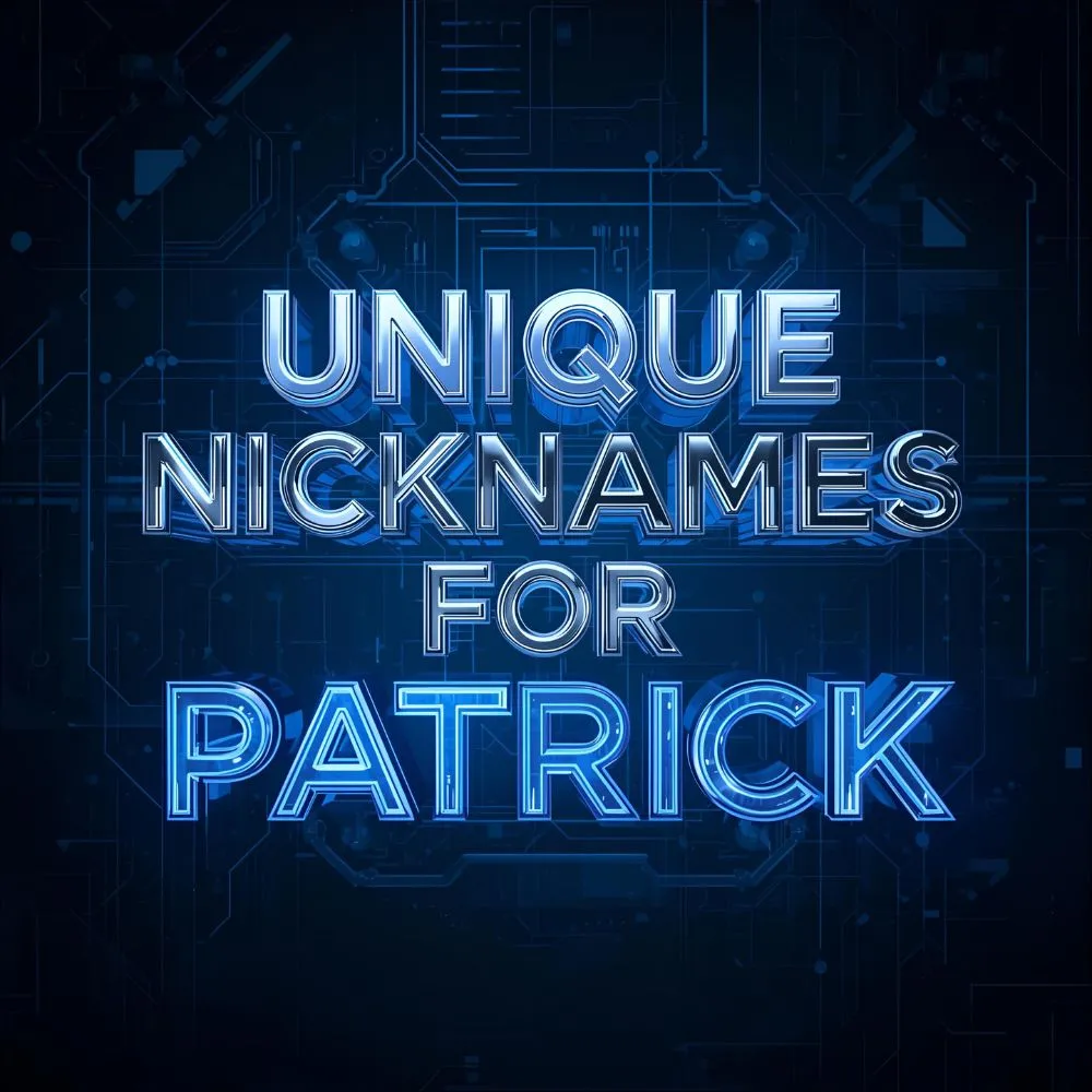 Unique Nicknames For Patrick