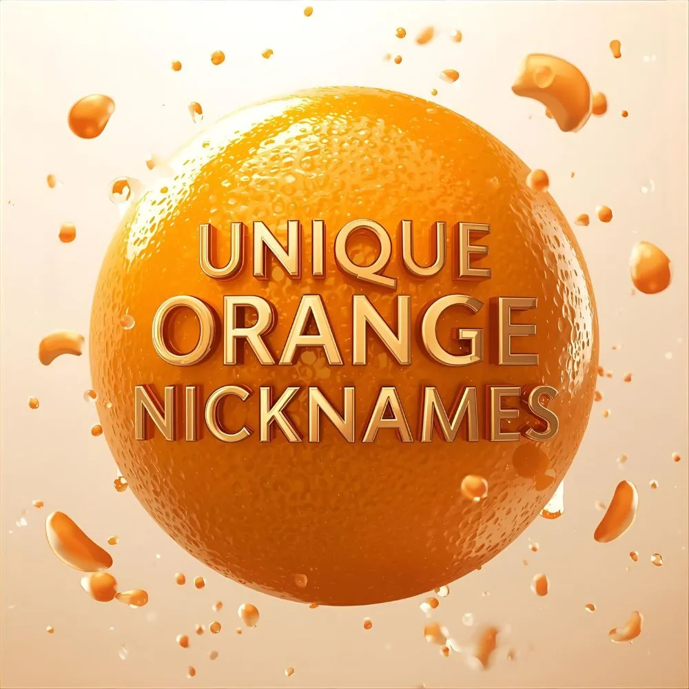 Unique Orange Nicknames