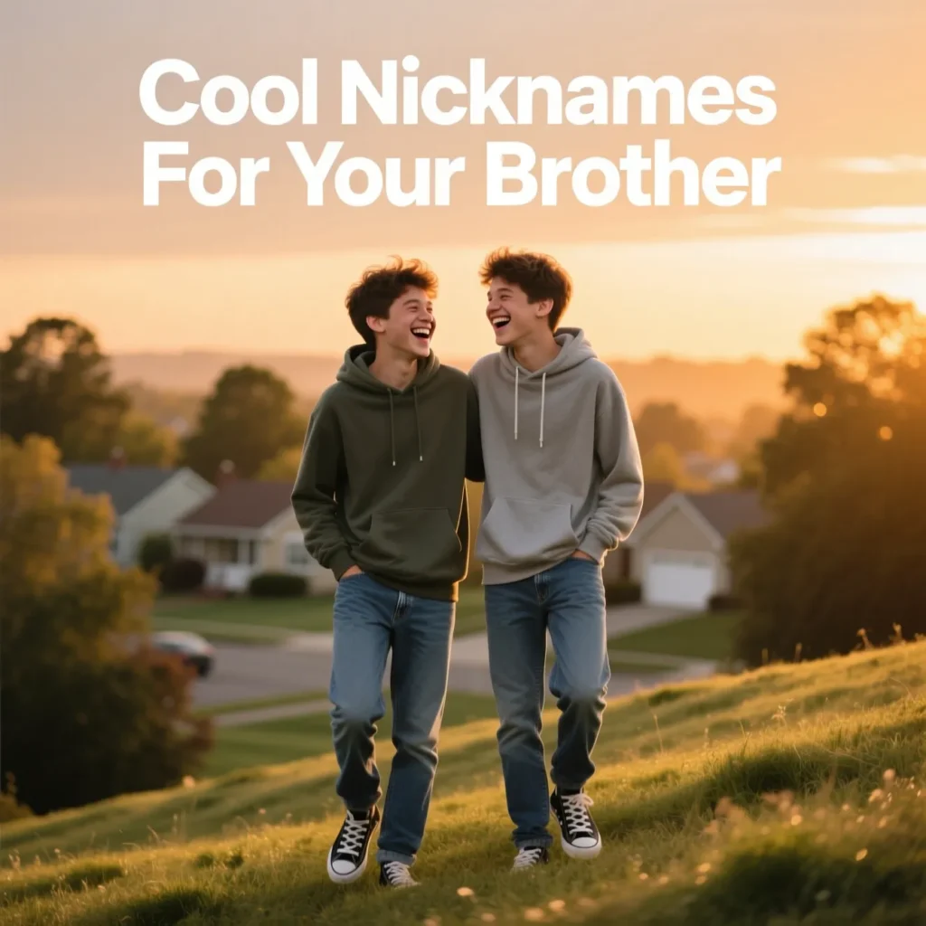 Cool Nicknames For Your Brother