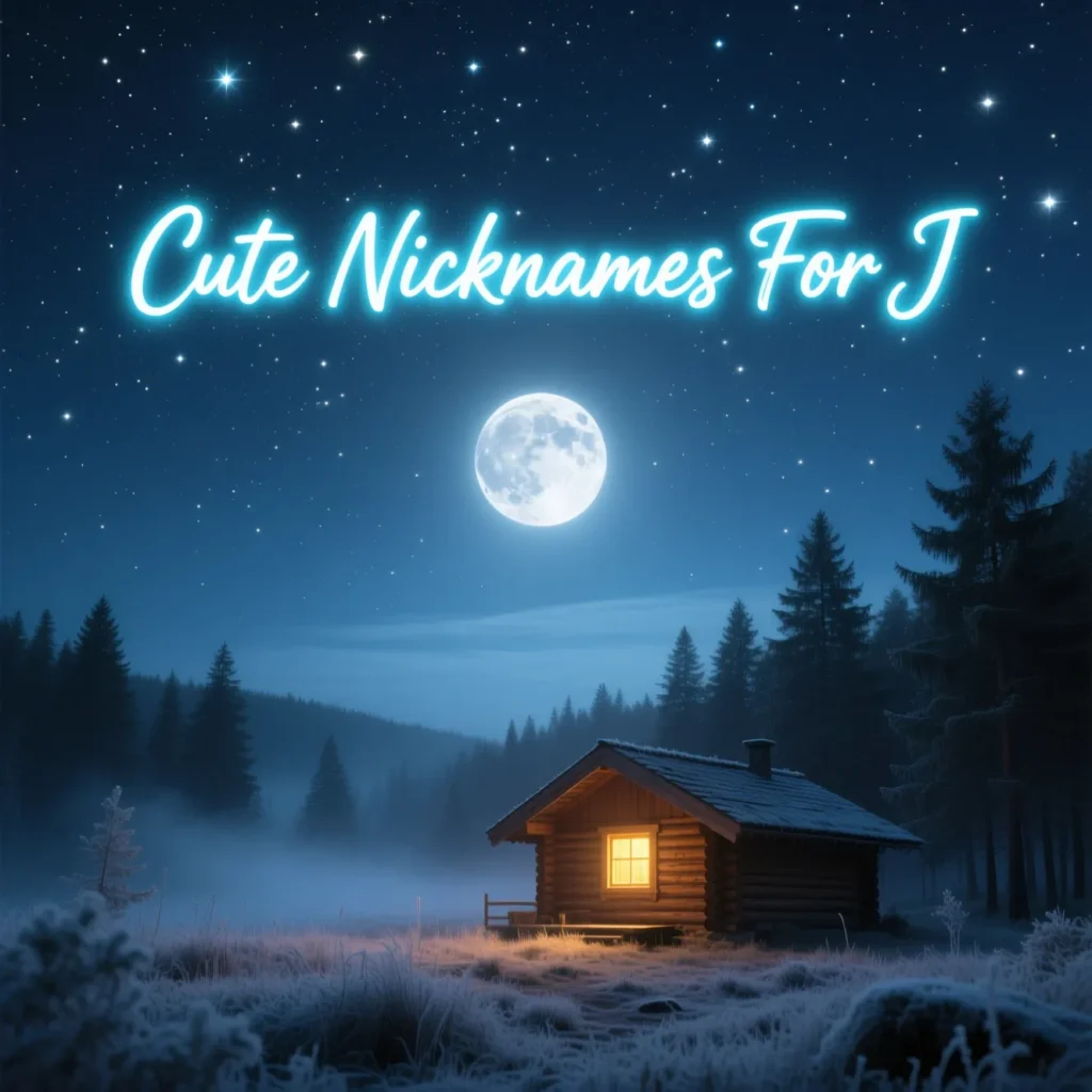 Cute Nicknames For J 