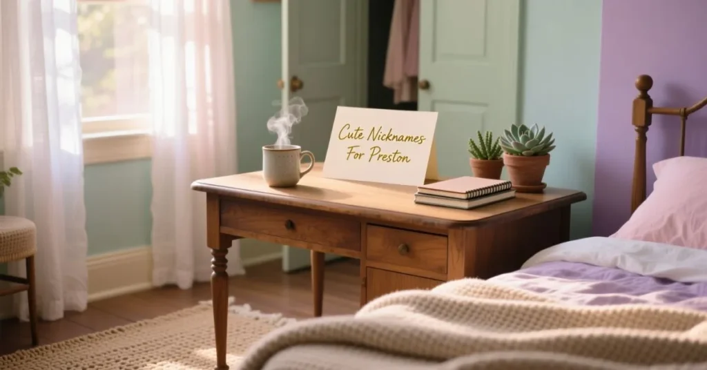 Cute Nicknames For Preston