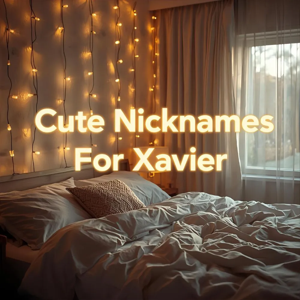 Cute Nicknames For Xavier