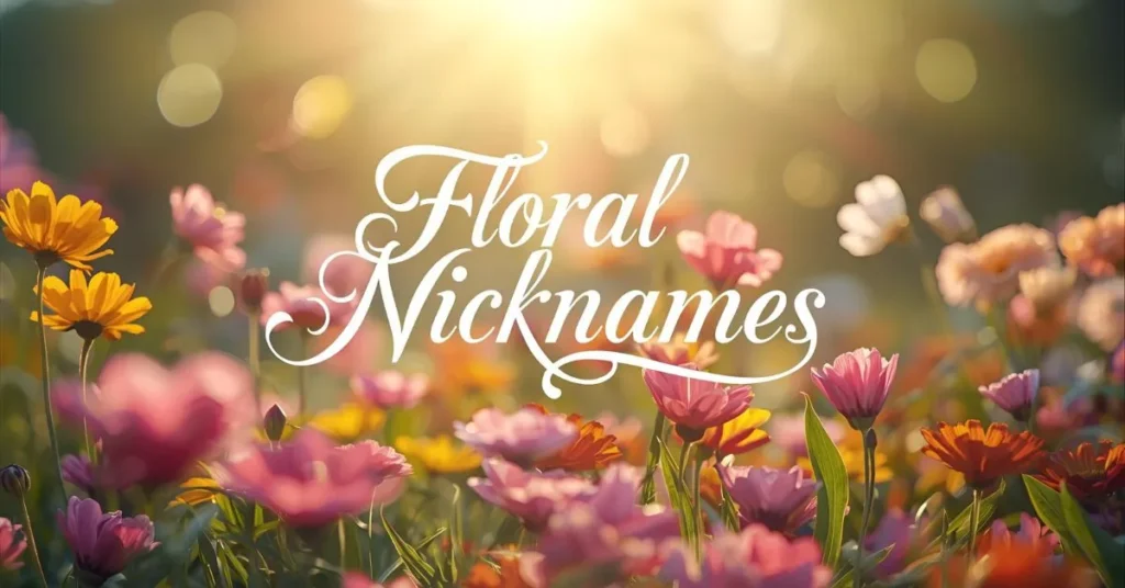  Floral Nicknames