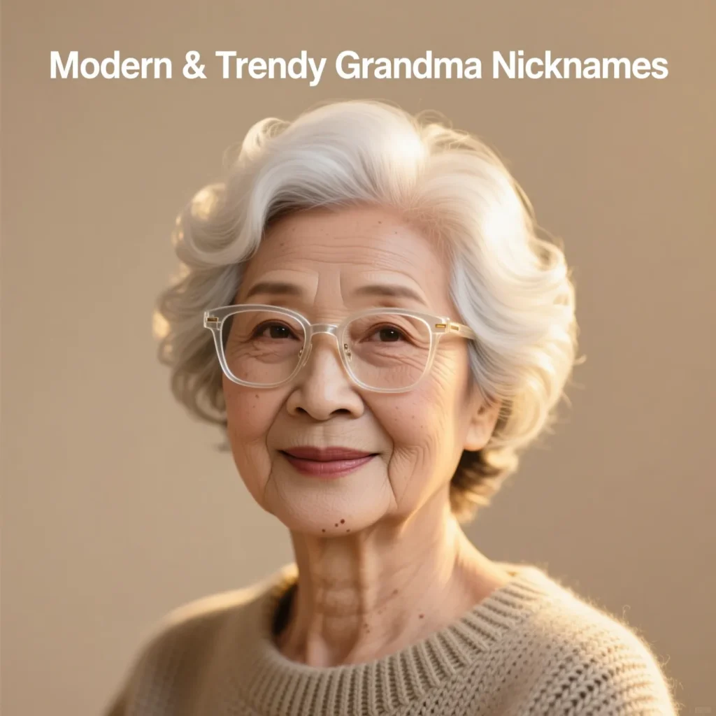 Modern & Trendy Grandma Nicknames 