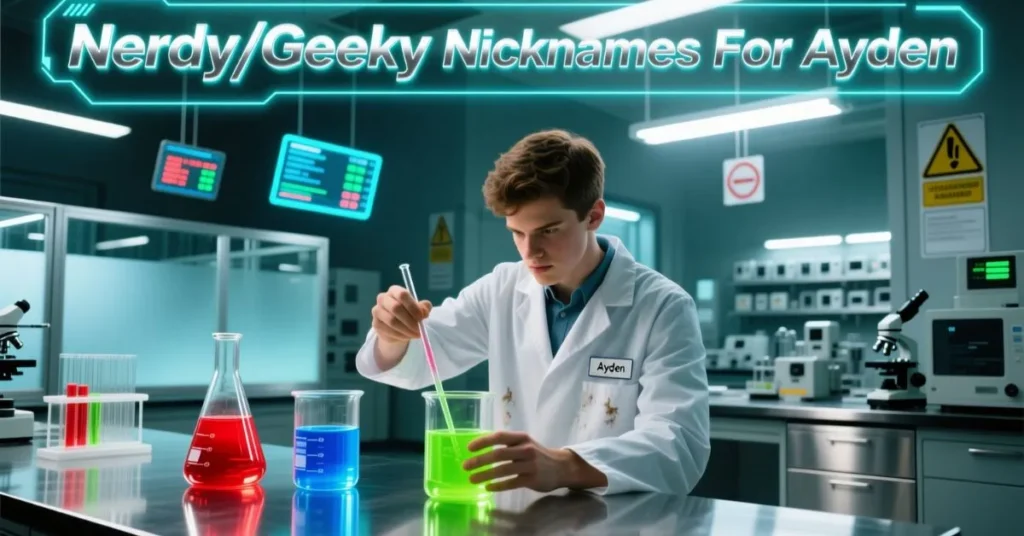 Nerdy/Geeky Nicknames For Ayden