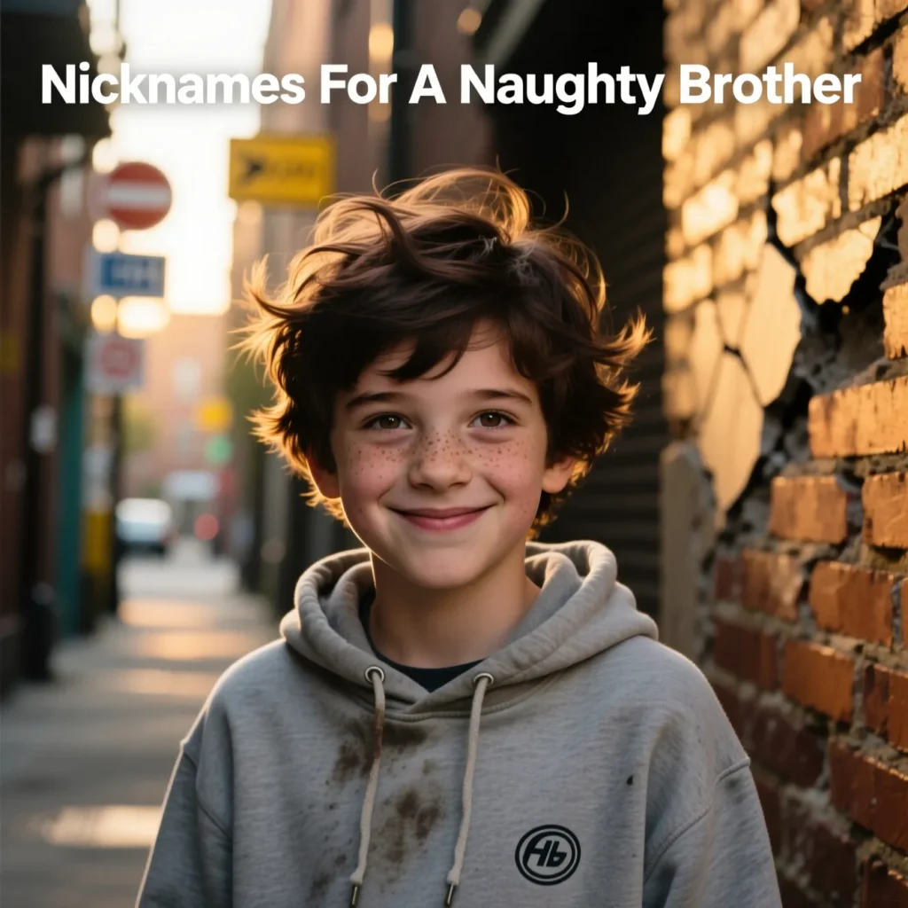 Nicknames For A Naughty Brother 