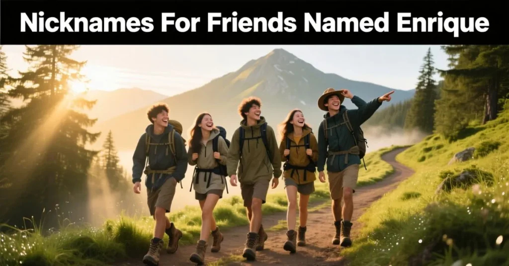Nicknames For Friends Named Enrique
