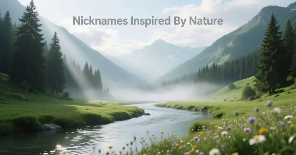 Nicknames Inspired By Nature