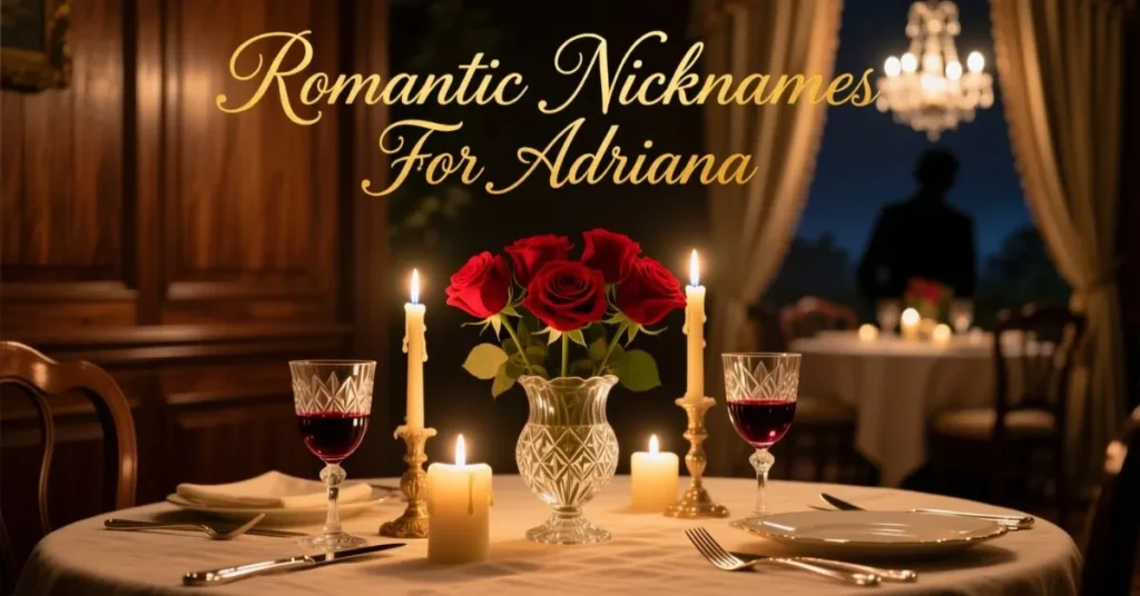 Romantic Nicknames For Adriana