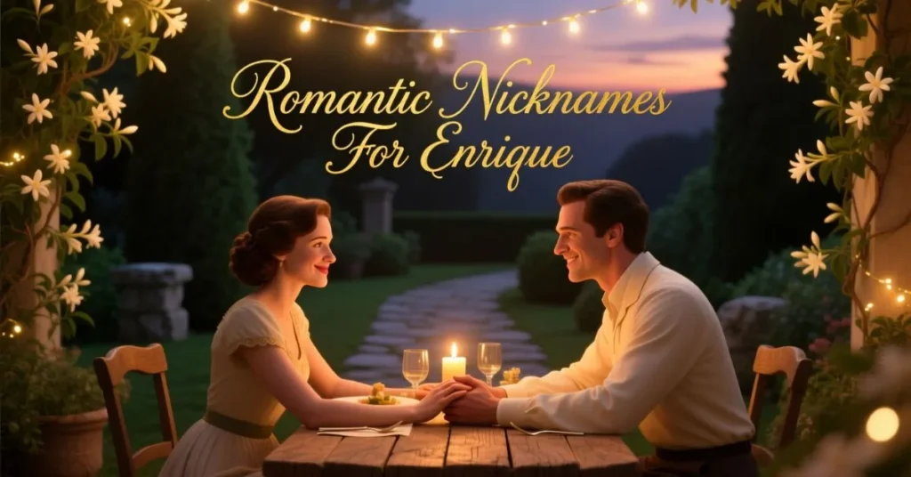 Romantic Nicknames For Enrique
