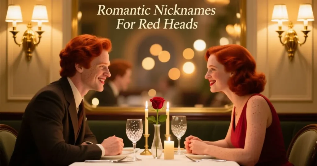 Romantic Nicknames For Red Heads
