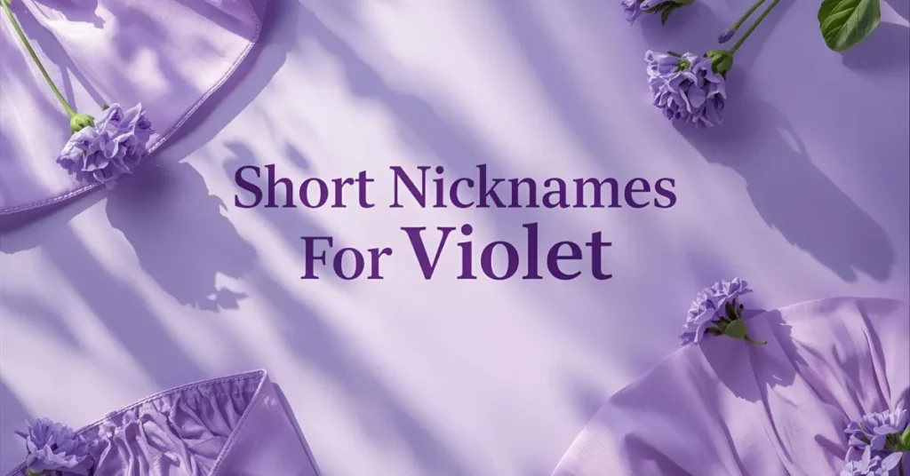 Short Nicknames For Violet 