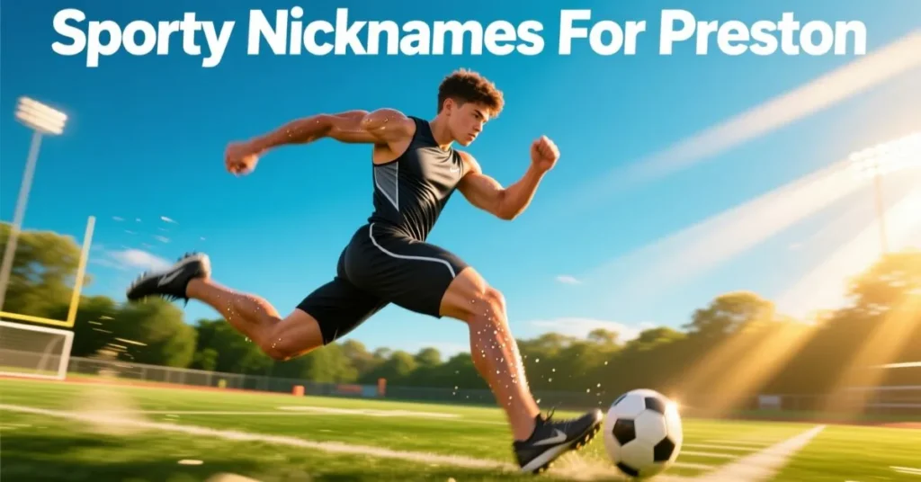 Sporty Nicknames For Preston