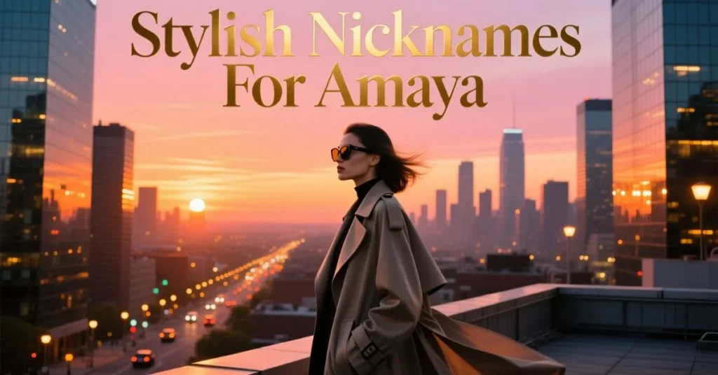 Stylish Nicknames For Amaya