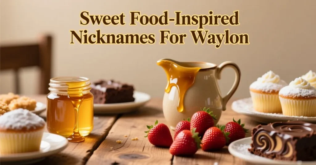 Sweet Food-Inspired Nicknames For Waylon