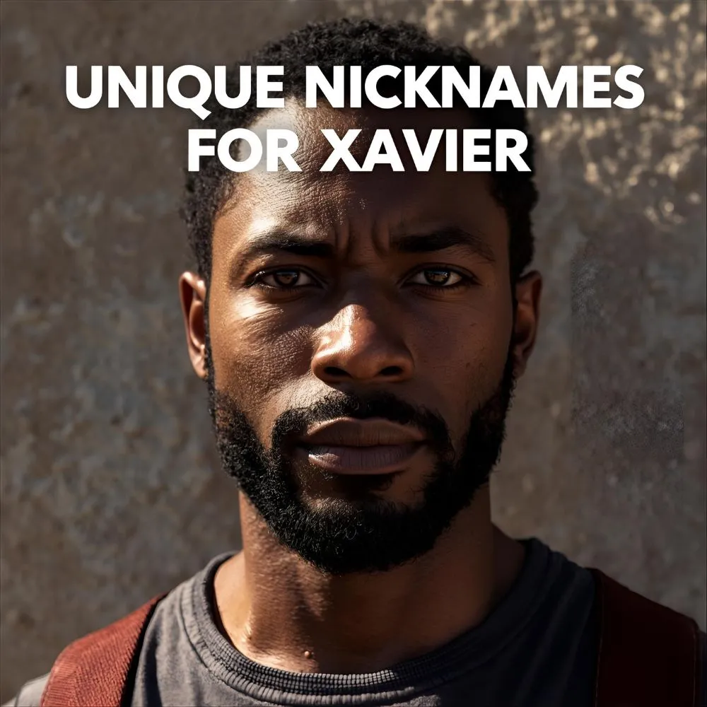 Unique Nicknames For Xavier