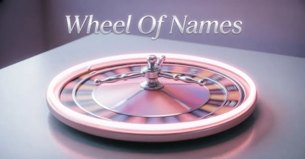  Aesthetic Wheel Of Names