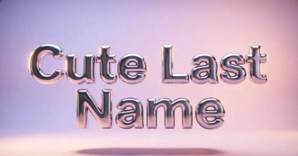 Cute Last Name