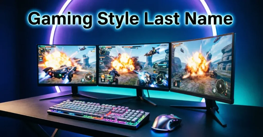 Gaming Style Last Name