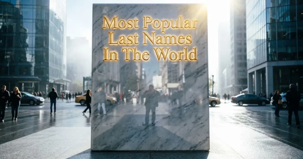 Most Popular Last Names In The World