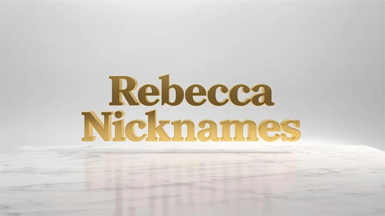 Rebecca Nicknames